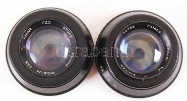 Amar PZO 4,5/105 és Emitar PZO 4/76 objektív / 
Amar PZO 4,5/105 and Emitar PZO 4/76 lenses