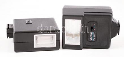 SL5 és Vivitar 16A Auto vaku, eredeti tokjában / 
SL5 and Vivitar 16A Auto flashes in original box