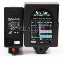 SL5 és Vivitar 16A Auto vaku, eredeti tokjában / 
SL5 and Vivitar 16A Auto flashes in original box