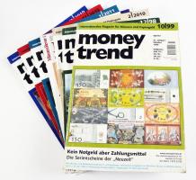 Money Trend numizmatikai magazin 7db klf száma
1998/1999/2004/2010/2011-es évfolyam