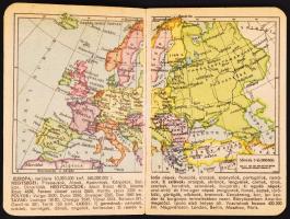 1950-es évek Abonyi Artur Műszaki Nagykereskedésének reklámnyomtatványa. Kis Világatlasz. Bp. Közlek...