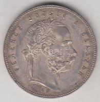 1869KB 1Ft Ag "Angyalos címer" T:2,2-