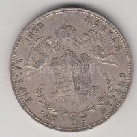 1869KB 1Ft Ag "Angyalos címer" T:2,2-