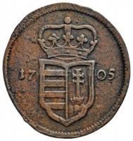 1705. XX Poltura "II. Rákóczi Ferenc" (14.72g) "PRO LIBERTATE" T:2-
Hungary 1705...