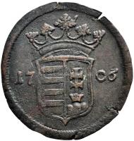 1706. X Poltura "II. Rákóczi Ferenc" (8.18g) T:2,2- ph. Hungary 1706. X Poltura "Francis II Rákóczi" (8.18g) C:VF edge error Huszár: 1535., Unger II.: 1133.a