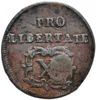 1704. X Poltura "II. Rákóczi Ferenc" Madonnás ellenjeggyel (7.62g) T:2,2-
Hungary 1704. X ...