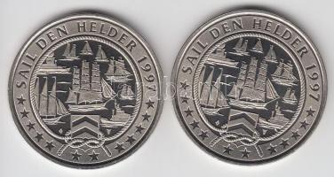 Hollandia 1997. 2€ "Hajózás" emlékérem (2xklf) T:PP
Netherlands 1997. 2 Euro &qu...