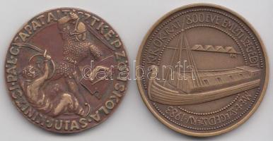 1942. "Kinizsi Pál Csapataltisztképző Iskola, Jutas / Labdarúgó bajnokság" Br díjérem (40m...