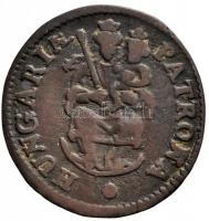 1704KB. Rézpoltúra "II. Rákóczi Ferenc" (2.92g) T:2,2-
Hungary 1704. Poltura "Francis...