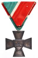 1940. "Nemzetvédelmi Kereszt / A Hazáért" kitüntetés mellszalaggal T:1- Hungary 1940. National Defense Cross with ribbon C:AU