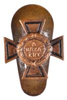 ~1940. "Tűzkereszt II. fokozata" kis gomblyukjelvénye T:1- Hungary ~1940. Miniature of "Hungarian Fire Cross 2nd class" C:AU