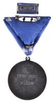 2004. "NATO Szolgálati Érdemérem / 1998-2001 Belgium" ezüstszínű kitüntetés dísztokban sza...