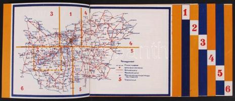 1920-1940 között Magyarország autótérképe. A Sárga Sphinx Benzin benzinkúthálózat. Gargoyle Mobiloil...