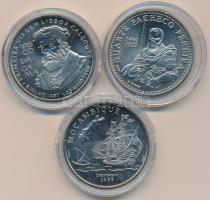 Portugália 1998. 200Esc CuNi "Vasco de Gama" + 1998. 200Esc CuNi "Mozambik" + 19...