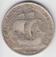 Portugália 1954. 10Esc Ag "Hajó" T:2-/3
Portugal 1954. 10 Escudos Ag "Ship" C:VF...