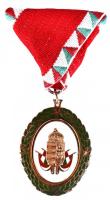 ~2002. "Szolgálati Érdemjel Arany Fokozat" kitüntetés adományozói dísztokban, szalagsáv nélkül T:1 Hungary ~2002. "Service Medal of Merit 1st class" decoration in original case without thin ribbon C:UNC