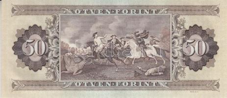 1989. 50Ft (2x) egymás utáni sorszámmal és nyomdai papírráncokkal T:I
Adamo F25