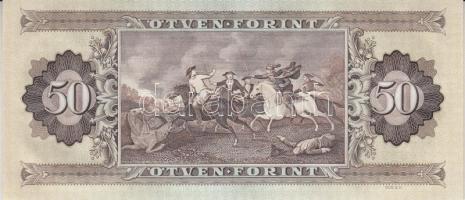1989. 50Ft (2x) egymás utáni sorszámmal és nyomdai papírráncokkal T:I
Adamo F25