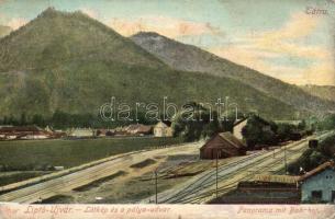 Liptóújvár, railway station (wet damage)