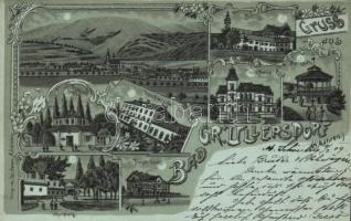 Velké Losiny, Gross Ullersdorf, litho (wet damage)