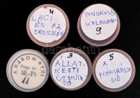 Diafilmek, mesék: Ludas Matyi, Hókirálynő, Zengő ABC stb, összesen:16 db