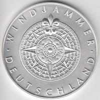 Németország DN "Alexander von Humboldt vitorlás 1906" Ag emlékérem (20g/0.999/40mm) T:BU
G...