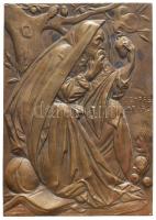 Belgium 1958. "III. Kardiológiai Világkongresszus Brüsszelben" Br plakett. Szign.: Julien Dillens (50x71mm) T:2 Belgium 1958. "3rd World Congress of Cardiology, Brussels" Br plaque. Sign: Julien Dillens (50x71mm) C:XF