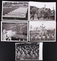 1965 Ruttkay Pál és Bartal Ferenc képriportja a rendőrnapi ünnepségről és sportbemutatóról, 11db, pe...