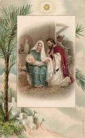Betlehem, Christmas, Virgin Mary, baby Jesus, Saint Joseph litho