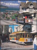 10 db modern közlekedés témájú motívumlap, villamos / 10 modern motive cards, tram