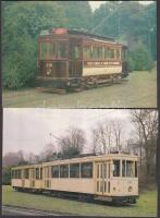 10 db modern közlekedés témájú motívumlap, villamos / 10 modern motive cards, tram