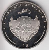 Palau 2009 1$ CuNi "Csendes Óceán vadvilága" multicolor T:PP Palau 2009. 1 Dollar CuNi "Pacific Wildlife" multicolor C:PP