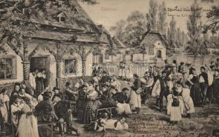 'Csárdás' Hungarian folklore