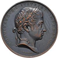 Ausztria / Bécs 1835. "I. Ferdinand / A rendek hódolata" Br emlékérem. Szign: Josef Daniel Boehm (46mm) T:2,2- Austria / Vienna 1835. "Ferdinand I / Homage of the Orders in Vienna" commemorative Br medallion. Sign: I.D. BOEHM F. (46mm) C:aXF
