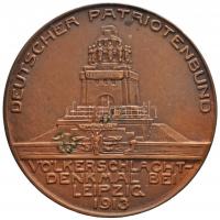 Német Államok / Lipcse 1913. "A lipcsei csata 100 éves évfordulója" Br patrióta emlékérem....