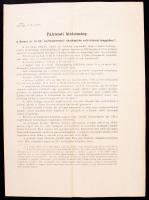 1906 Pályázati hirdetmény a fiumei cs. és kir. hadtengerészeti akadémiába való felvétel tárgyában 2p.