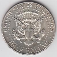 Amerikai Egyesült Államok 1968D 1/2$ Ag "Kennedy" T:2 USA 1968D 1/2 Dollar Ag "Kennedy" C:XF