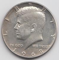 Amerikai Egyesült Államok 1968D 1/2$ Ag "Kennedy" T:2
USA 1968D 1/2 Dollar Ag "Kenned...