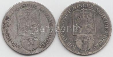 Ausztria 1849A 6Kr Ag (2x) T:3
Austria 1849A 6 Kreuzer Ag (2x) C:F