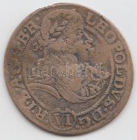 Ausztria 1672. 6Kr Ag I. Lipót T:2-/3 Austria 1672. 6 Kreuzer Ag Leopold I C:VF/F 