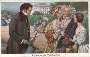 Schubert, Tschöllmäderln, W.R.B. &amp; Co. Serie Nr. 22-129. s: Schubert