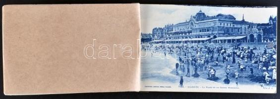 Biarritz - 20 lapból álló régi képeslap füzet / postcard booklet with 20 cards