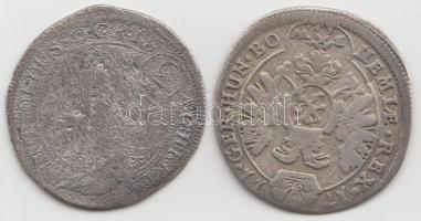 Ausztria 1603. 3Kr Ag "I. Lipót" + Csehország/történelmi tartomány 1711BW 3Kr Ag "I. ...