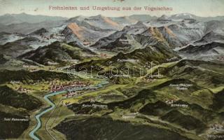 13 db külföldi, főleg osztrák városképes lap, benne a burgenlandi Lajtabruck, és egy Bécs panoráma l...