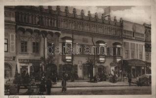 Eperjes Rákóczi house, carpentry shop of Lichenbaum, shop of Spira Henrik, shoe factory of Moskovits