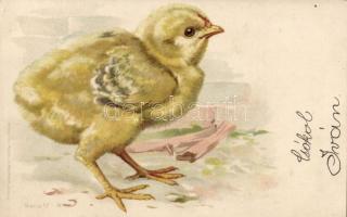 1899 Chicken, litho (EK)