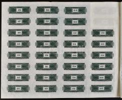 1928. "Kisbirtokosok Országos Földhitelintézete" 7%-kal kamatozó törlesztéses aranykötvény...