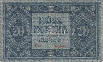 1919. július 15. 20K T:III(apró papírhiány)