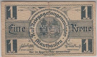 Ausztria / Mauthausen / hadifogolytábor ~1916. 1K T:III- Austria / Mauthausen / war prison camp ~1916. 1 Krone C:VG