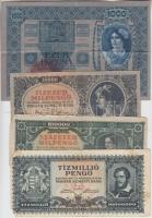 24db vegyes bankjegy korona és pengő korszakból T:vegyes